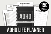 ADHD Life Planner - 150 Pages